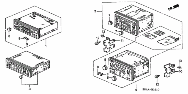 Auto Radio for 2002 Honda Accord #0