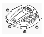 6L103925M - : Engine Cover for Audi: A4, A4 allroad, A4 Quattro, A5 Quattro, A5 Sportback, A6, A6 Quattro Image