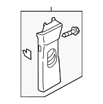 8U0867244CSQ9 - Body: Upper Center Pillar Trim for Audi Image