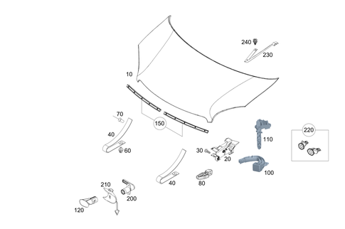 Engine Hood for 2009 Smart Fortwo #0