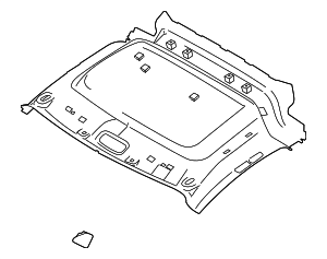 KT1Z6151916ZD - Body: Front Headliner for Ford Image