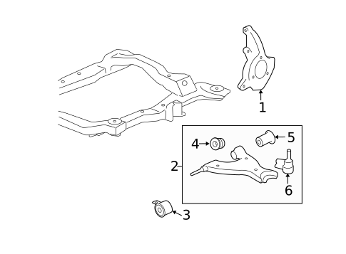 Suspension Components for 2011 Chevrolet Traverse #1