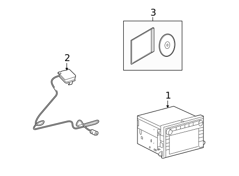 Navigation System Components for 2007 Lincoln MKX #0