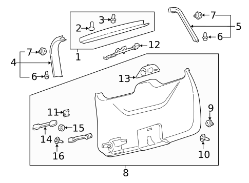 Interior Trim for 2023 Ford Expedition #0