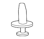 10426555 - Body: Lower Baffle Clip for Buick: LaCrosse | Pontiac: Grand Prix Image