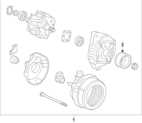 Alternator for 2023 Acura MDX #0