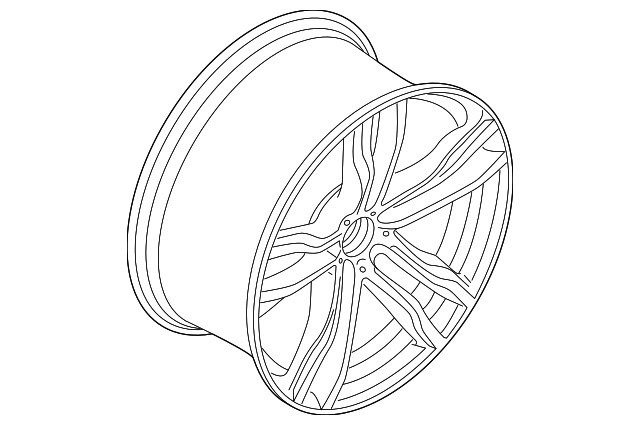 Genuine BMW 36-11-2-284-652 | F85 X5M F86 X6M Alloy/Orbit Grey M