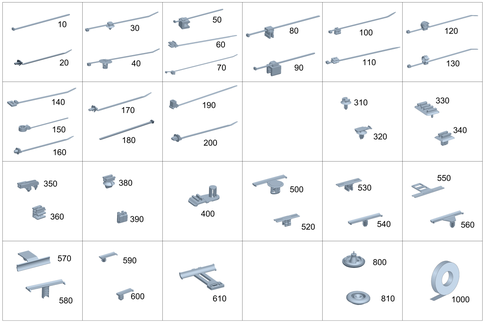 Cable Ties, Cable Fastening Parts and Grommets for 2022 Mercedes-Benz SL63 AMG #0