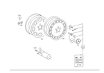 1244002802 - Wheels: Disc Wheel for Mercedes-Benz Image
