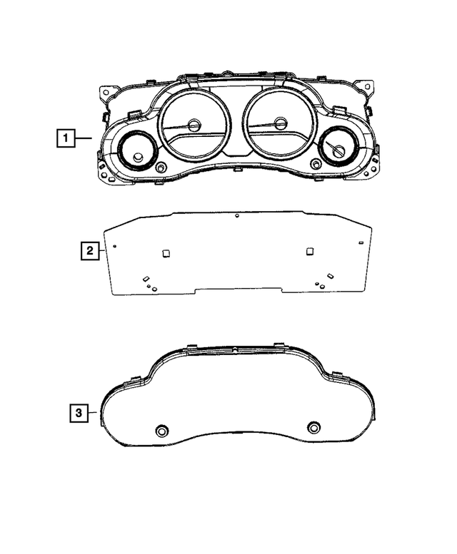 5172161AE - : Cluster for Mopar Image