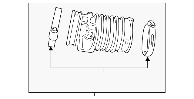 2012-2016 Chevrolet Air Cleaner Outlet Duct 20828570 GM | GMPartsDirect.com