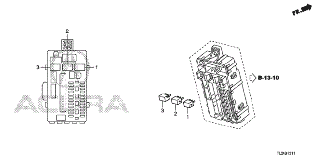 Control Unit (Cabin) (2) for 2009 Acura TSX #0