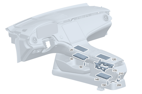 Car Telephone for 2025 Mercedes-Benz EQS 450 SUV #0