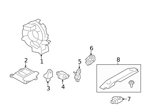 Air Bag Components for 2016 Subaru Impreza #0