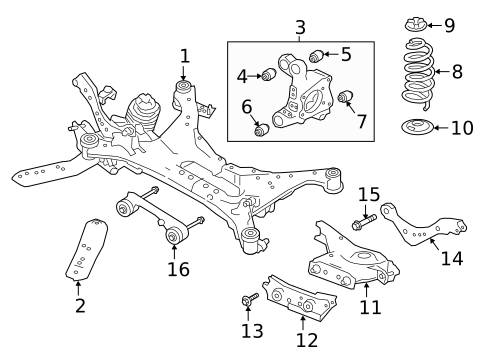 Rear Suspension for 2024 Nissan Altima #1