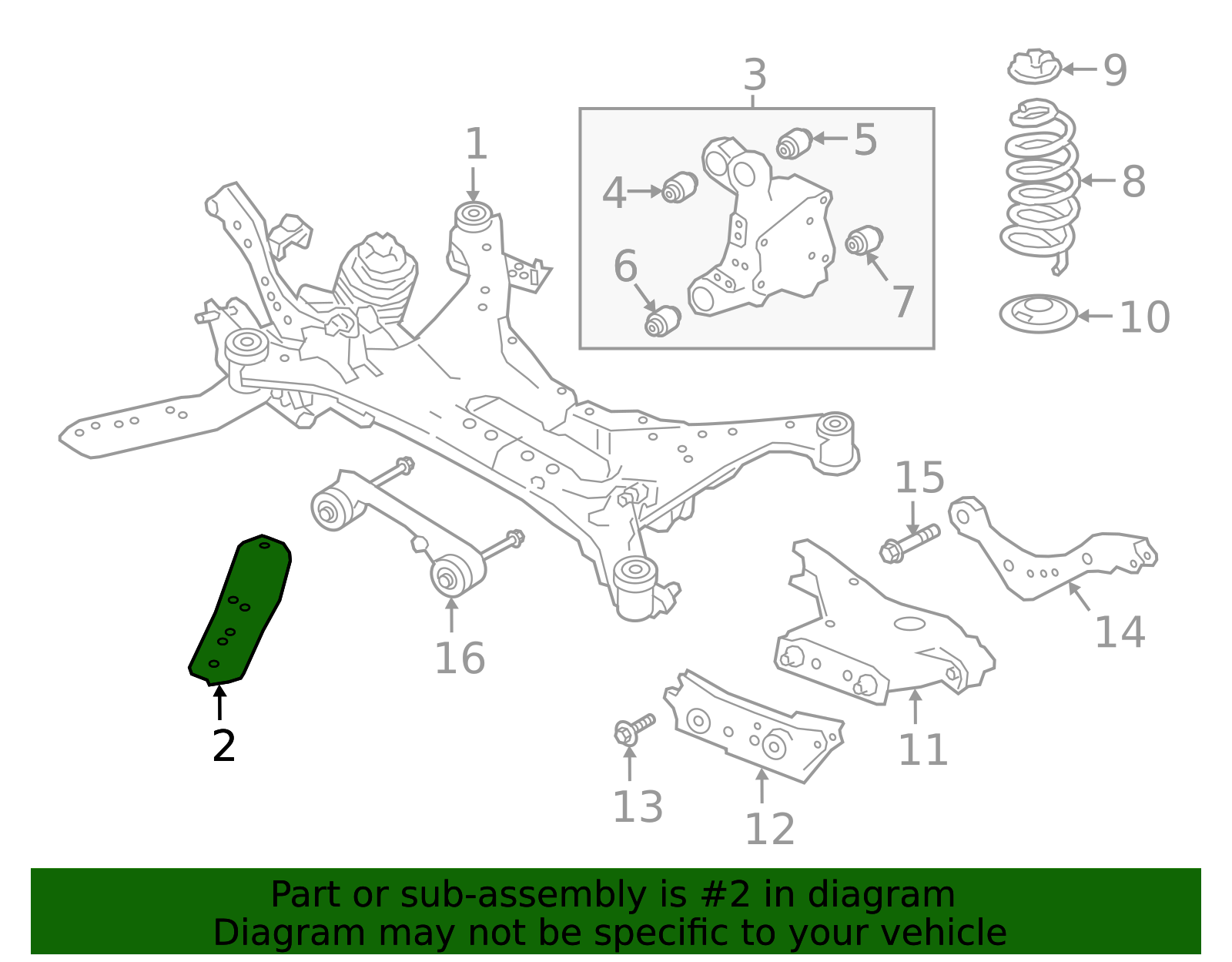 2018-2025 Nissan Stay Bracket 55451-3TA0C | QuirkParts