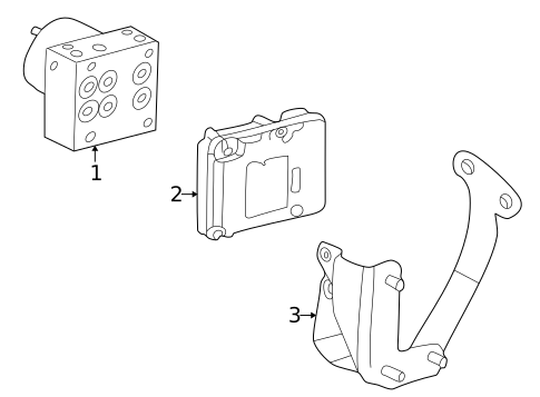 Anti-Lock Brakes for 2007 Mercury Mountaineer #1