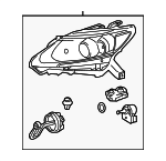 8114575101 - : Composite Headlamp for Lexus Image