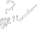 287806SA1B - : Wiper Arm Assembly for INFINITI: QX60 Image