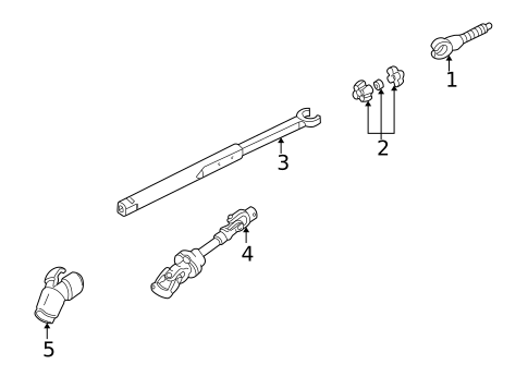 Shaft & Internal Components for 1997 Chevrolet Corvette #0