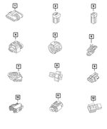 68127181AA - Electrical: Electrical Connector, Us, Canada, Mexico for Fiat: 500L | Jeep: Renegade Image