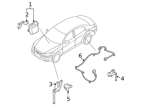 Electrical Components for 2012 Hyundai Genesis #1