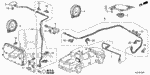 39159SJCA10 - Electrical/Exhaust/Heater/Fuel: SUB-FEEDER ASSY., ANTENNA for Honda Image
