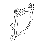 857A4TD000NNB - Body: Speaker Grille for Hyundai Image