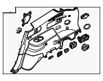 85740TD020NNB - Body: Lower Quarter Trim for Hyundai Image