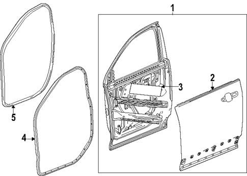 Door & Components for 2025 Chevrolet Equinox #1