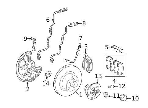Axle & Differential for 2006 Mercedes-Benz CLS55 AMG #4