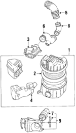 178017002083 - Maintenance &amp; Lubrication: Air Filter for Toyota: 4Runner, Cressida, MR2, Pickup, Supra Image