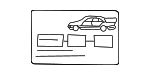 2085840139 - Body: Tire Info Label for Mercedes-Benz Image