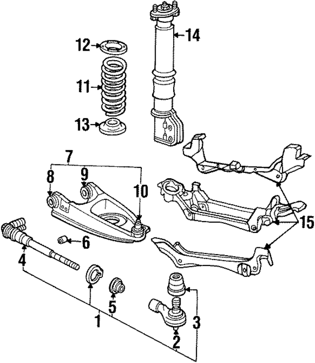 9769581 - : Ball Joint for Buick: Electra, LeSabre, Park Avenue | Cadillac: 60 Special, DeVille, Fleetwood | Oldsmobile: 88, 98, Delta 88, LSS, Regency | Pontiac: Bonneville, Fiero Image