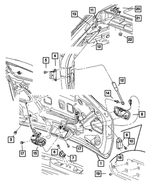 1JK68EVJAA - : Liftgate Handle for Mopar Image