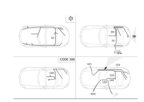 Frame Floor Unit Main Cable Harness for 2013 Mercedes-Benz SLS AMG #0