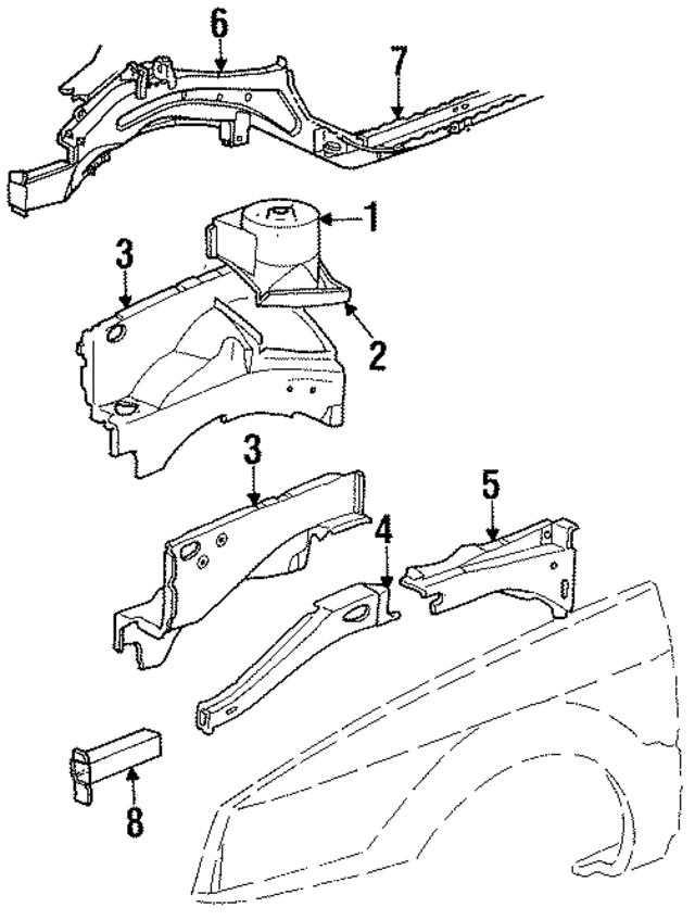 4386008 - Body: Park Brake Rein for Mopar Image