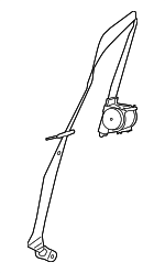 72117304152 - Electrical: Seat Belt Assembly for BMW: i3, i3s Image