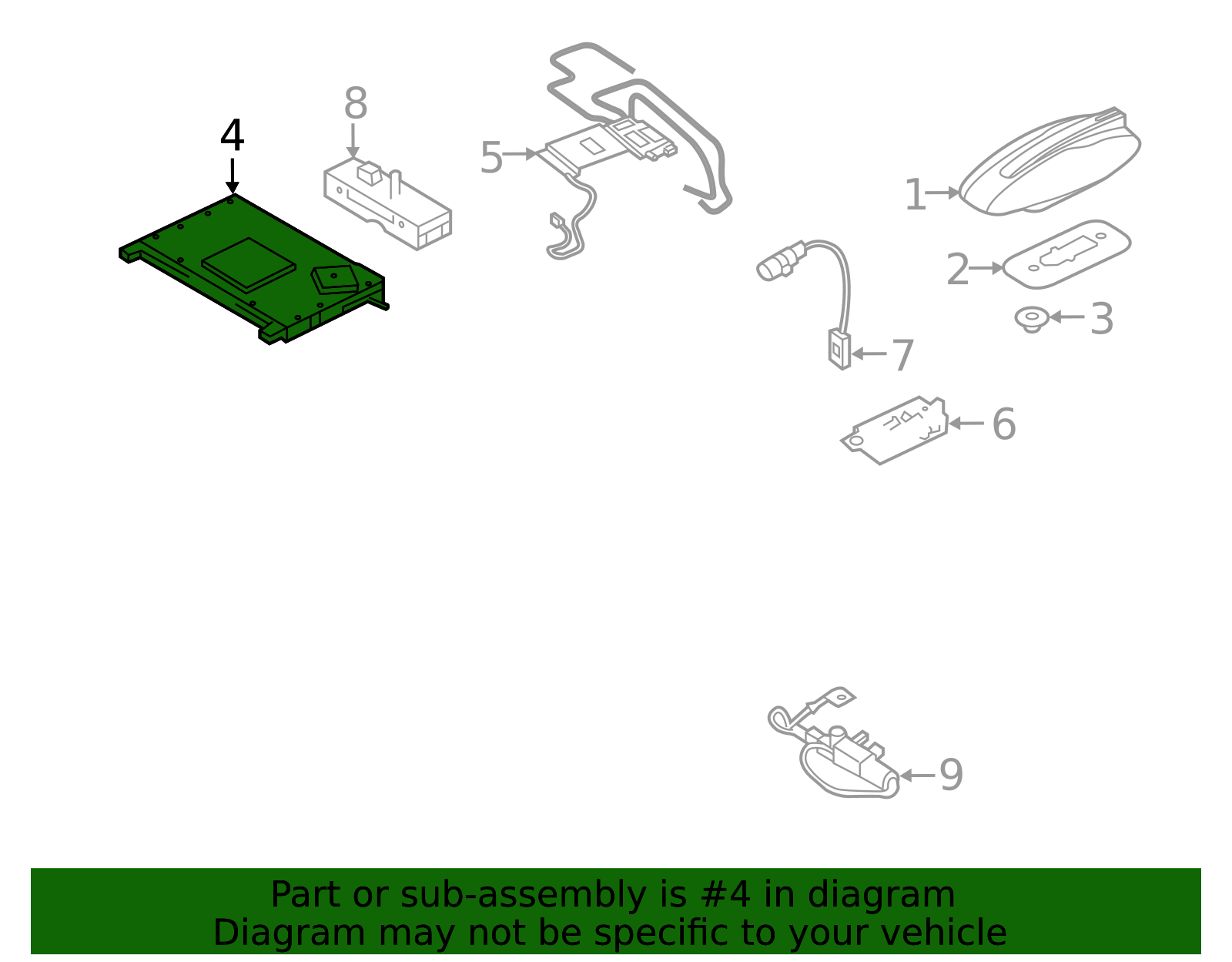 LR070105 - High-Quality Radio Antenna Base for AutoNation Parts