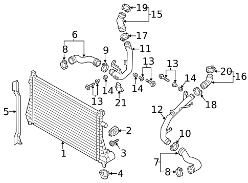 Hoses & Pipes for 2020 Audi A3 #3