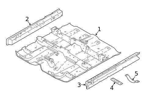 Floor & Rails for 2023 Nissan Murano #0