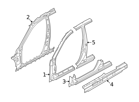 Rocker for 2008 Kia Amanti #0