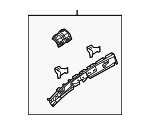 KB7W7005YB - Body: Inner Rail for Mazda Image