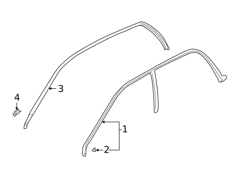 Exterior Trim - Roof for 2005 Subaru Forester #0