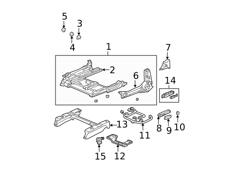 Tracks & Components for 1999 Honda Odyssey #2