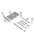 68141708AA - Body Sheet Metal Except Doors: Rear Box Crossmember for Mopar Image