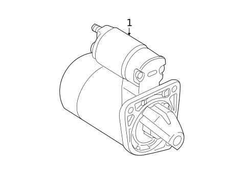 Starter for 2006 Kia Rio #1