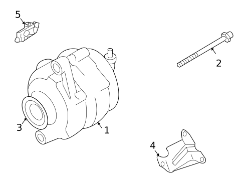 Alternator for 2003 INFINITI FX45 #1