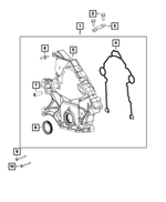 53034126AA - Engine: Alternator And Compressor Bracket for Mopar Image