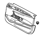 51418093065 - : Door Trim Panel for BMW: 530e, 530e xDrive, 530i, 530i xDrive, 540d xDrive, 540i, 540i xDrive, M5, M550i xDrive Image